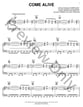 Come Alive piano sheet music cover